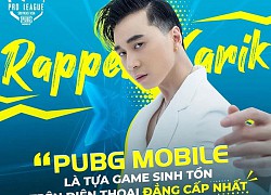 Rapper Karik: "Hy vọng các tuyển thủ PUBG Mobile sẽ giương cao lá cờ Việt Nam tại đấu trường quốc tế"