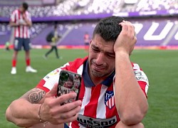 Suarez khóc sau chức vô địch của Atletico