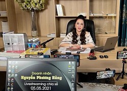 Bà Phương Hằng quát nhân viên ngay sóng livestream: Ồn ào quá!