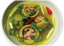 Canh bơ nhồi thịt