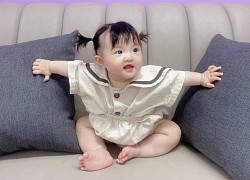 Mới 7 tháng tuổi, con gái cưng của Đông Nhi đã tập đi, nhìn biểu cảm hớn hở là biết có một siêu quậy nhí đây rồi!