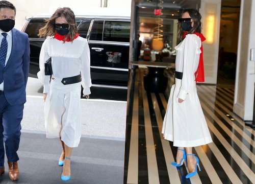 Victoria Beckham ăn mặc 'kỳ dị', nổi bần bật xuống phố