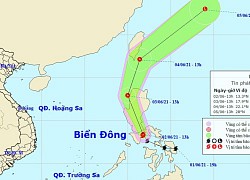 Bão cấp 8 hình thành gần Biển Đông