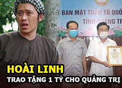 Hoài Linh trao 1 tỷ cho Quảng Trị, người ủng hộ, người mỉa mai &#8220;từ thiện trả góp&#8221;