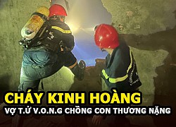 Quận Tân Phú cháy kinh hoàng khiến vợ tử vong, chồng và con thương nặng