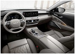 Lộ diện nội thất Kia K9 2021: Sang chảnh như Genesis G80, tích hợp công nghệ đọc vân tay