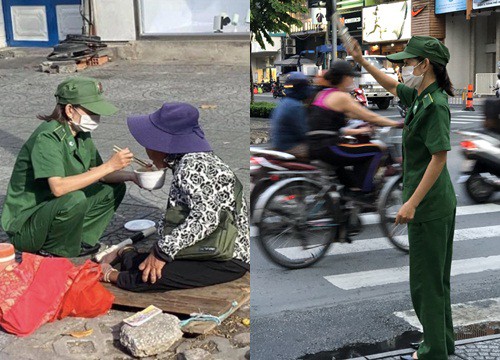 Người đút cơm cho cụ bà khuyết tật trên đường, gây sốt mạng xã hội là ai?