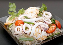 Salad miến tôm kiểu Thái chua cay, miến dai, tôm giòn ngọt cho cả gia đình