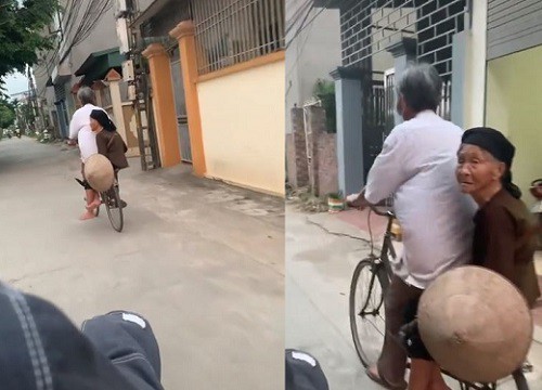 Video: 2 ông bà gần 80 tuổi chở nhau trên chiếc xe đạp ra đồng làm ruộng 'gây bão' mạng xã hội