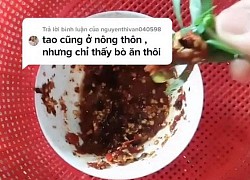 Cô gái hồn nhiên ăn loại cỏ thường được chỉ dùng cho bò, kết quả sau đó khiến người xem bất ngờ