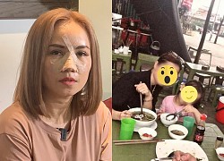 "Cô Xuyến" Hoàng Yến tung ảnh chồng cũ đưa con đi ăn với người tình, netizen soi Facebook cô gái thấy ngay status đá xéo?