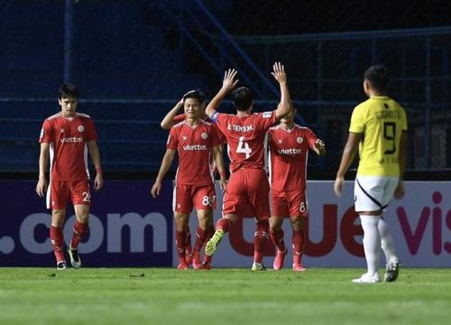 Đè bẹp Kaya FC, CLB Viettel lên ngôi nhì bảng AFC Champions League