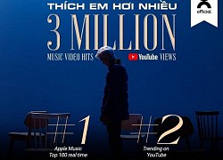 Gần 2 tuần ra mắt với &quot;Thích Em Hơi Nhiều&quot;, Wren Evans đang dẫn đầu các BXH của Apple Music và Spotify