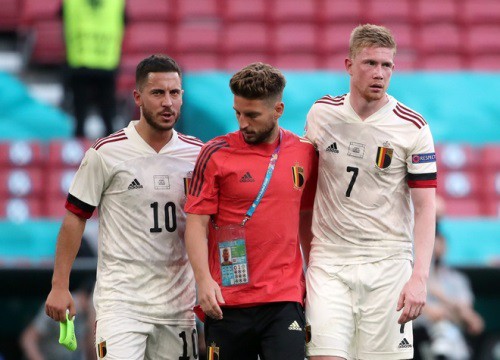 Kevin De Bruyne, Eden Hazard có thể vắng mặt khi gặp Italy