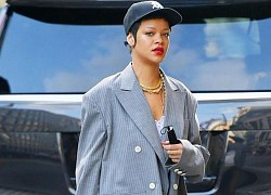 Rihanna phối đồ trẻ trung đến dự cuộc họp kinh doanh ở New York