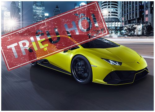 Triệu hồi xe: 2.700 chiếc Lamborghini Huracan "có vấn đề" với nhiệt độ