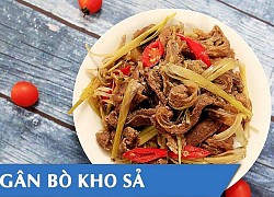 2 cách làm gân bò sả ớt mềm, thơm, ngon khó tả