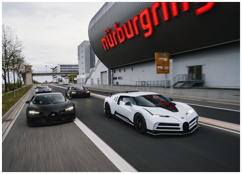 Bugatti thử nghiệm siêu xe triệu đô tại Nurburgring