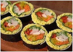 Cách làm kimbap ức gà rau củ giòn ngon, đơn giản tại nhà