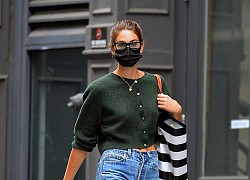 Kaia Gerber lên đồ cá tính, khoe dáng thon thả trên phố