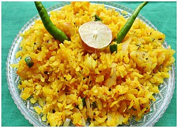 Aloo Poha- Bữa sáng ngon, nhanh và gọn được trẻ em Ấn Độ yêu thích