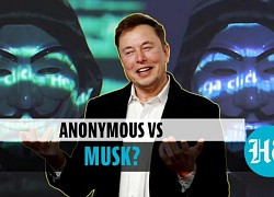 Elon Musk gián tiếp chế giễu Anonymous