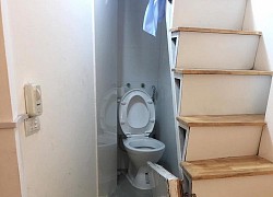 Xuất hiện căn nhà mỏng đến 'ngộp thở', 'vã mồ hôi' khi nhìn chi tiết ở toilet và cầu thang