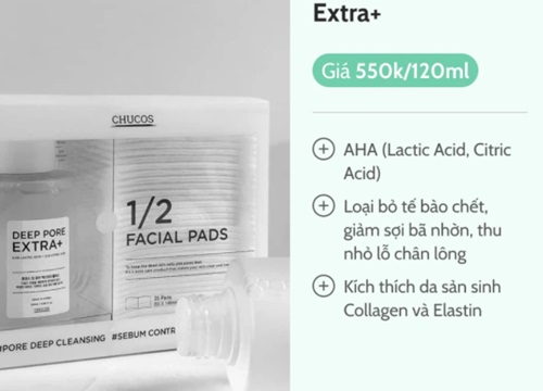 4 lọ acid toner "lạ tai" nhưng dùng cực phê, lỗ chân lông rộng ngoác cũng hóa mịn căng