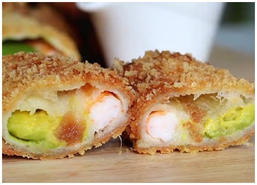 Cách làm bánh sandwich cuộn tôm chiên đơn giản nhanh chóng thơm ngon