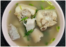 Cách nấu canh đuôi heo hầm khoai môn ngon miệng bùi béo bổ dưỡng