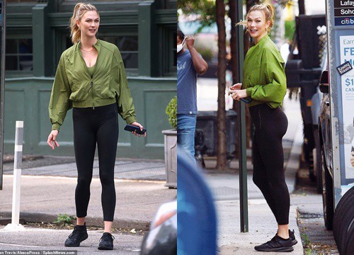 Karlie Kloss tự tin để mặt mộc, tái xuất xinh đẹp trên phố