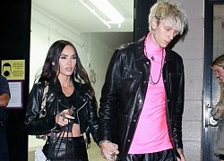 Megan Fox và bạn trai diện đồ da đồng điệu, nắm tay tình cảm tại sự kiện