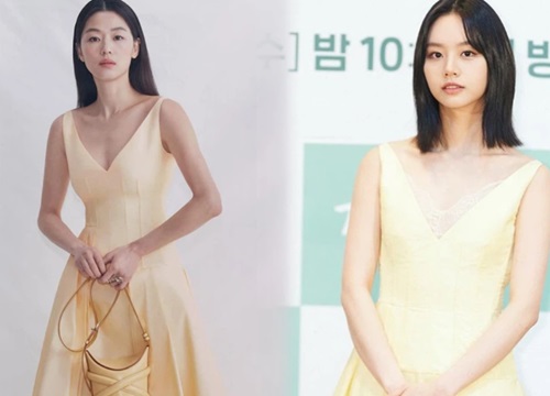 "Mợ chảnh" Jeon Ji Hyun - Hyeri đụng hàng: Bên lấp ló vòng 1, bên lại ngây thơ e ấp, style nào ăn điểm hơn?