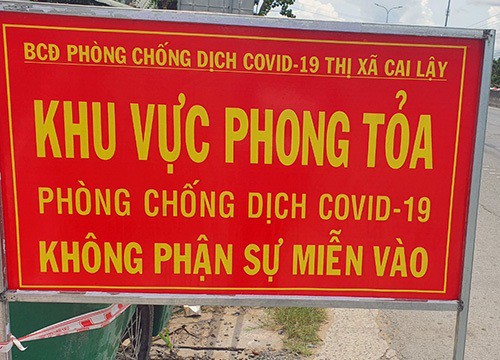 Tiền Giang giãn cách xã hội theo Chỉ thị 15 từ 0h ngày 12/6