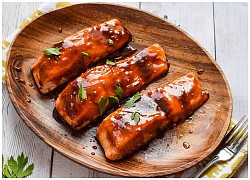 Cá hồi nướng sốt teriyaki đậm chất Nhật Bản