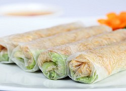 Chỉ mất 10 phút thôi là có ngay món bì cuốn chay ngon khoái khẩu