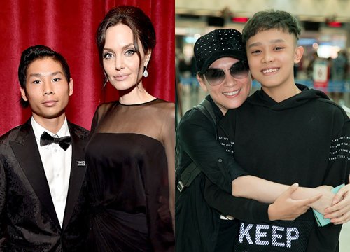 Cùng nhận con nuôi như Phi Nhung nhưng Angelina Jolie lại được khen ngợi hết lời