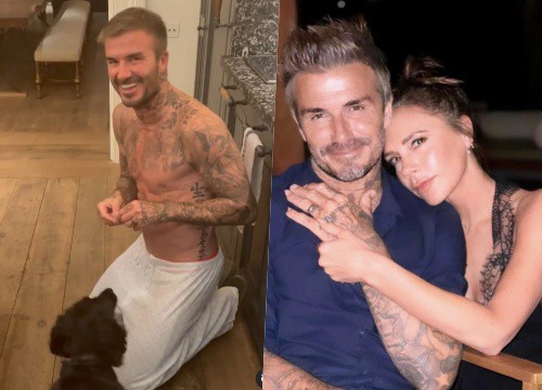 Gần 50 tuổi, David Beckham vẫn gây sốt vì body quá nóng bỏng