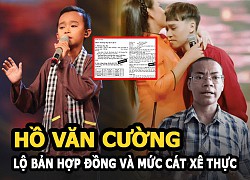 Hồ Văn Cường lộ bản hợp đồng và mức cát xê thực khiến netizen ngỡ ngàng?