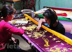 Làng thêu Đông Cứu - ngôi làng thêu long bào duy nhất ở Hà Nội