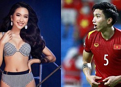 Loạt ảnh Văn Hậu đi xem bóng đá cùng Top 10 Hoa hậu Việt Nam, đeo khẩu trang kín mít và cố né paparazzi khác gì sao Hàn đâu