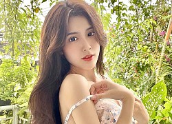 Nóng bức, hot girl con lai Việt - Trung mặc áo dây trễ nải, thu hút sự chú ý của cộng đồng