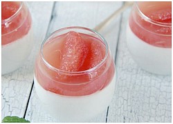 Panna Cotta dừa bưởi cho ngày mới mát lành