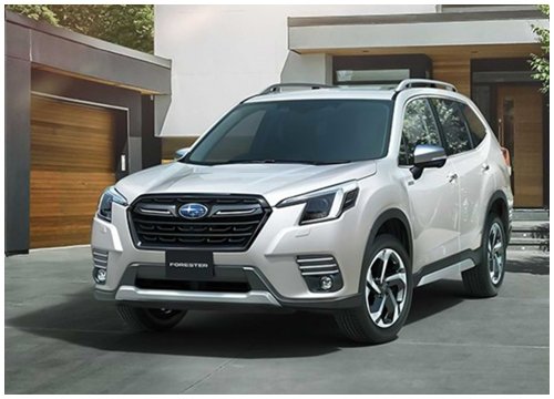 Subaru Forester 2022 cải tiến ngoại hình, thêm trang bị