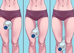 Bài tập 15 phút với chai nước giúp bắp đùi thon gọn