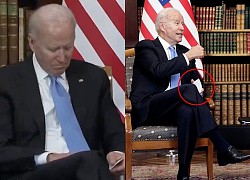 Biden dùng giấy nhớ khi gặp thượng đỉnh Putin