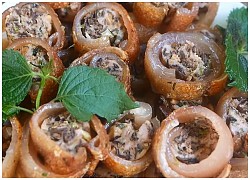 Cách làm da heo cuộn giò sống chiên giòn rụm, ăn cực đã miệng