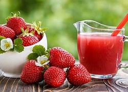 Cách làm nước ép dâu tây bằng máy xay sinh tố