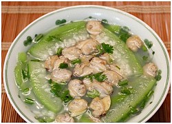 Canh bầu nấu ngao Vợ nấu chồng khen