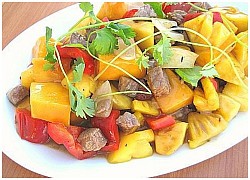 Có ngay đĩa thịt bò xào dứa ngon lành trong vòng &#8220;vài nốt nhạc&#8221;